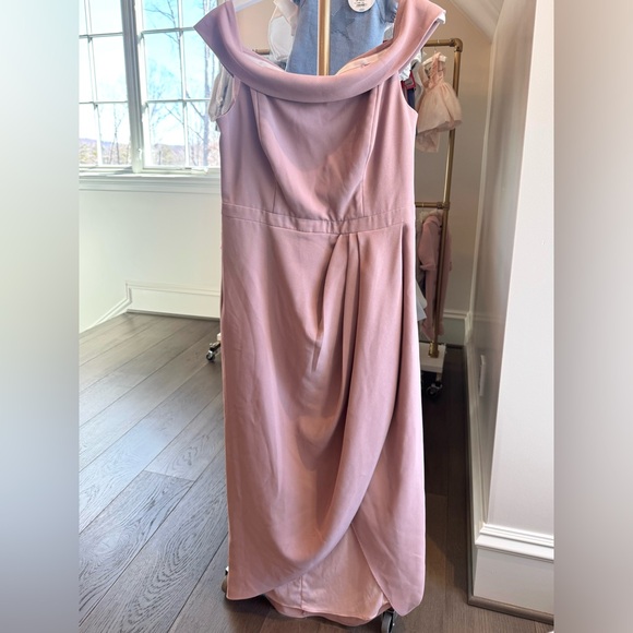 BHLDN Off Mauve Pink Gown - Picture 1 of 5